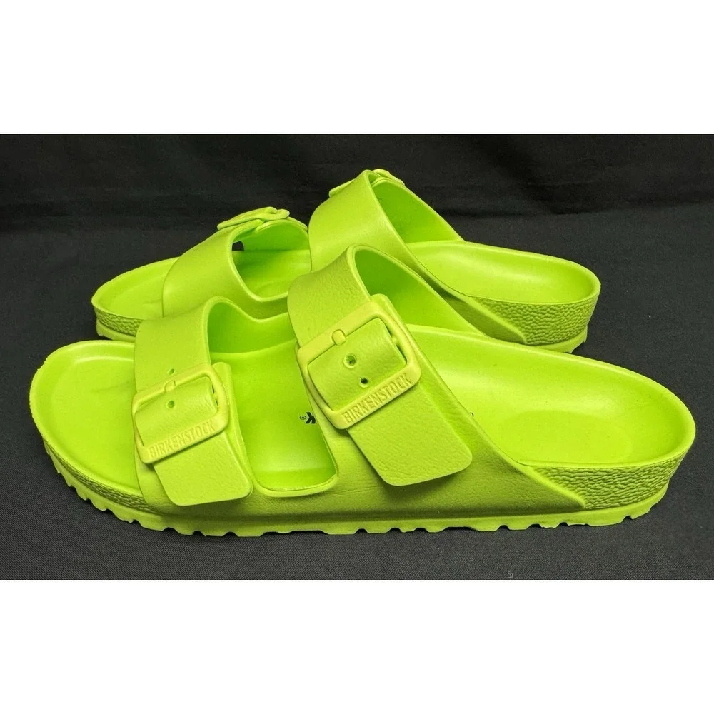Birkenstock Arizona EVA Active Lime Women Size 10/Men 8 EU 41 Nearly New - Picture 7 of 10
